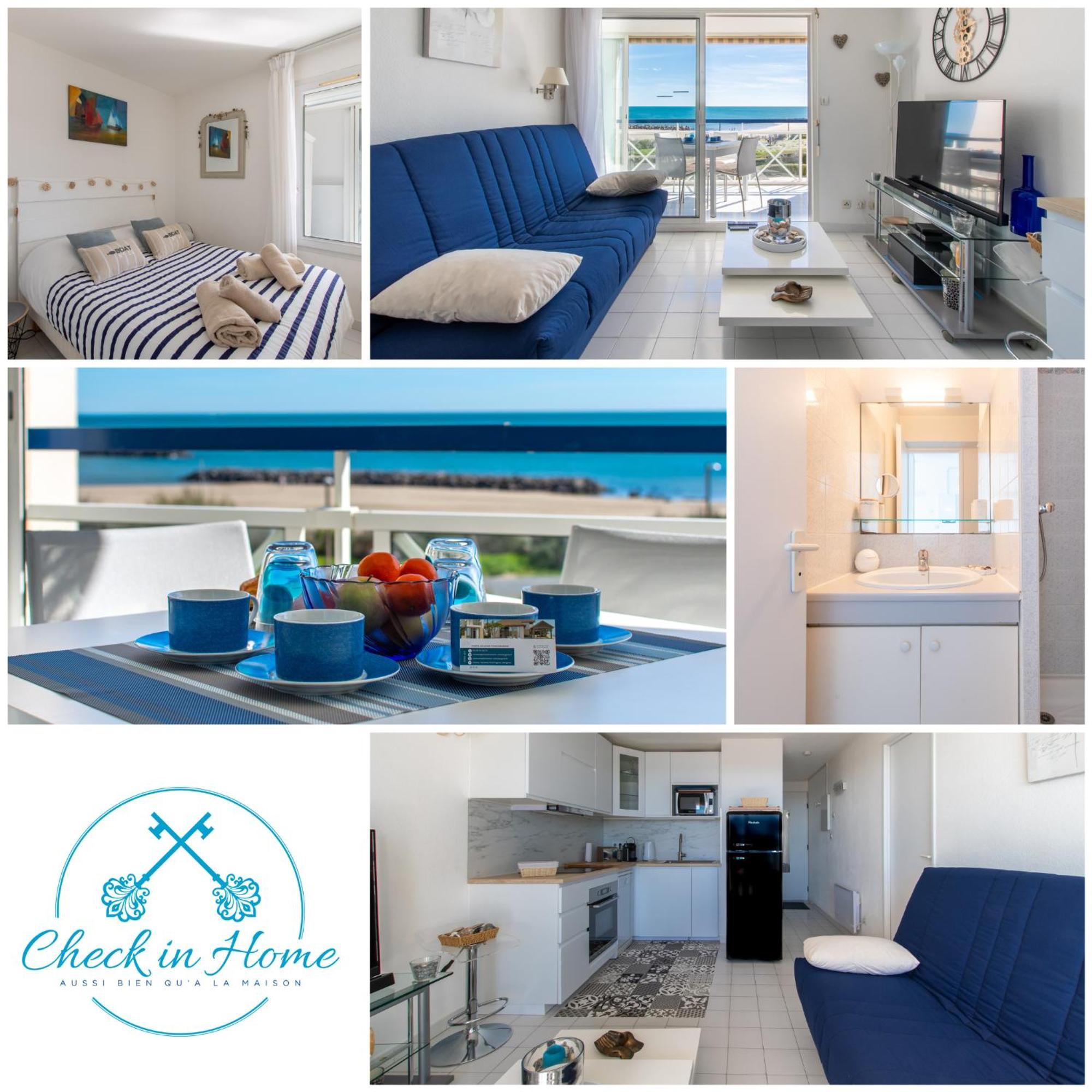 L'Evasion Bleue * Wifi * Bord De Mer * Piscine * Agde Exterior photo